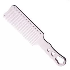 Фото Гребінець для стрижки Y.S. Park Comb Barbering з ручкою 240 мм, Білий - 1