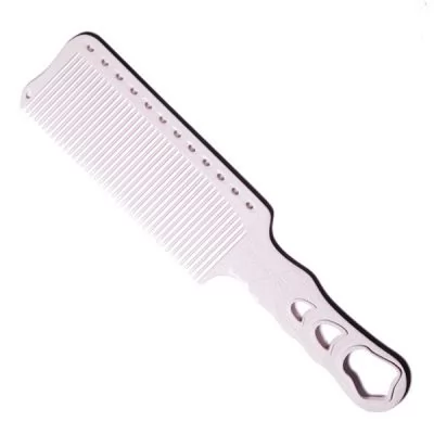 Гребінець для стрижки Y.S. Park Comb Barbering з ручкою 240 мм, Білий на www.solingercity.com
