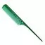 Гребінець для волосся Y.S. Park Comb GP з пластиковим хвостиком 216 мм, Зелений