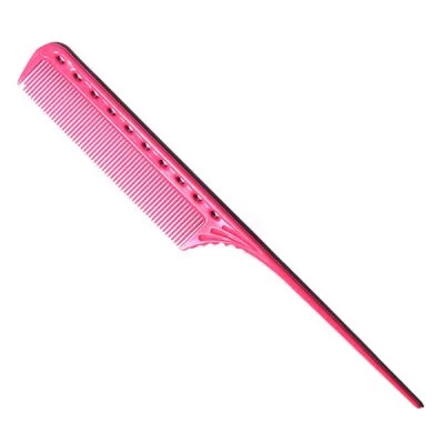 Гребінець для волосся Y.S. Park Comb GP з пластиковим хвостиком 216 мм, Рожевий на www.solingercity.com