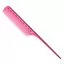 Гребінець для волосся Y.S. Park Comb GP з пластиковим хвостиком 216 мм, Рожевий