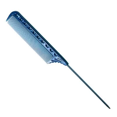 Гребінець для волосся Y.S. Park Comb GP з металевим хвостиком 220 мм, Синій на www.solingercity.com
