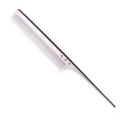 Фото Гребінець для волосся Y.S. Park Comb GP з пластиковим хвостиком 250 мм, Білий - 1