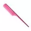 Гребінець для волосся Y.S. Park Comb GP з пластиковим хвостиком 218 мм, Рожевий