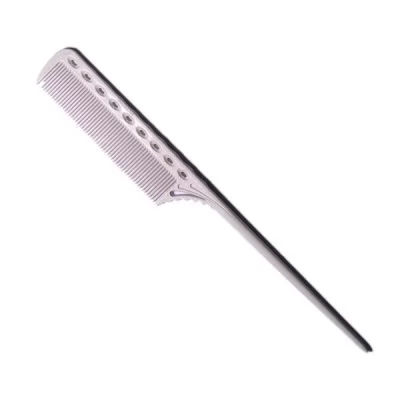 Гребінець для волосся Y.S. Park Comb GP з пластиковим хвостиком 218 мм, Білий на www.solingercity.com