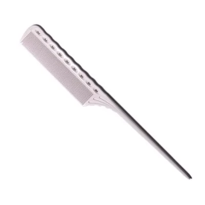 Гребінець для волосся Y.S. Park Comb GP з пластиковим хвостиком 215 мм, Білий на www.solingercity.com