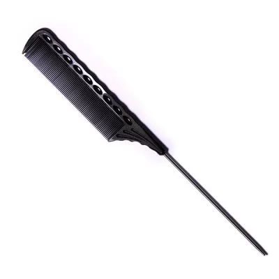 Гребінець для волосся Y.S. Park Comb GP з металевим хвостиком 225 мм, Чорний Карбон на www.solingercity.com