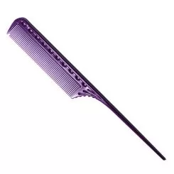 Фото Гребінець для волосся Y.S. Park Comb GP з пластиковим хвостиком 216 мм, Фіолетовий - 1