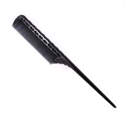 Фото Гребінець для волосся Y.S. Park Comb GP з пластиковим хвостиком 215 мм, Карбоновий - 1