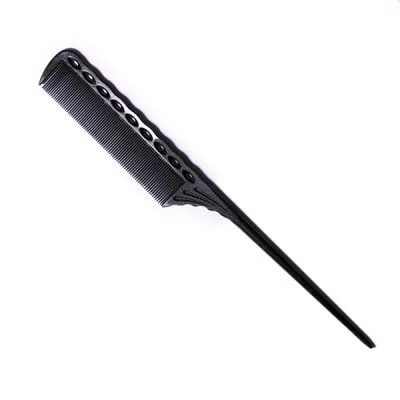 Гребінець для волосся Y.S. Park Comb GP з пластиковим хвостиком 215 мм, Карбоновий на www.solingercity.com
