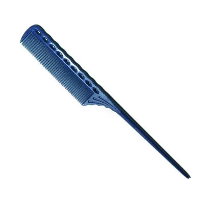 Гребінець для волосся Y.S. Park Comb GP з пластиковим хвостиком 215 мм, Синій на www.solingercity.com