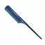 Гребінець для волосся Y.S. Park Comb GP з пластиковим хвостиком 215 мм, Синій