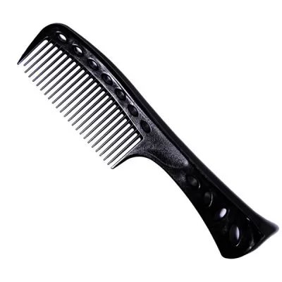 Гребінець Y.S. Park Comb Shampoo and Tint з ручкою і опорою L=225 мм, Чорний на www.solingercity.com