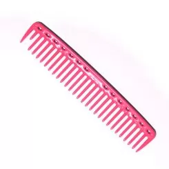 Фото Расческа для стрижки Y.S. Park Comb со скругленными зубцами 200 мм, Розовый - 1