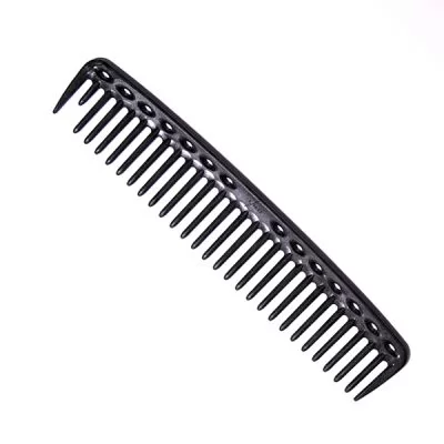 Гребінець для стрижки Y.S. Park Comb з округленими зубчиками 200 мм, Карбоновий на www.solingercity.com