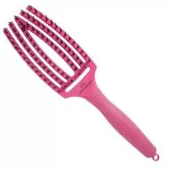 Фото Щітка для укладки OLIVIA GARDEN Finger Brush Combo Medium Blush Hot Pink - 1