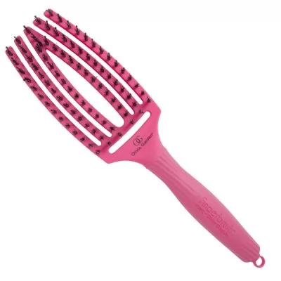 Характеристики товару Щітка для укладки OLIVIA GARDEN Finger Brush Combo Medium Blush Hot Pink