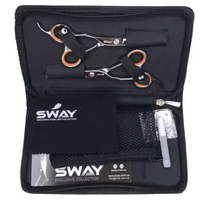 Набор ножниц для левши SWAY GRAND Set Left 5.50 дюйма + чехол на www.solingercity.com