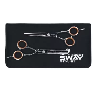 Набор ножниц прямые и филировочные SWAY GRAND SET + чехол 6.00 дюйма на www.solingercity.com