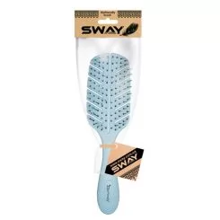 Фото SWAY щетка для укладки Biofriendly Wheat Fiber малая L=200 мм Синяя - 4