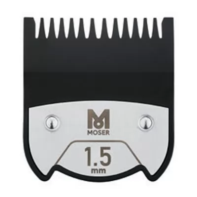 Фотографії Насадка для машинки MOSER Comb Magnetic Chrome 2 Style Blending edition 1,5 мм