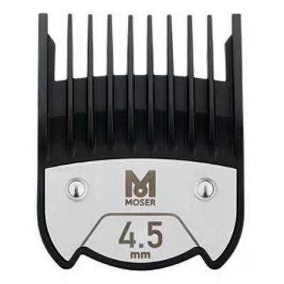Сервісне обслуговування Насадка для машинки MOSER Comb Magnetic Chrome 2 Style Blending edition 4,5 мм