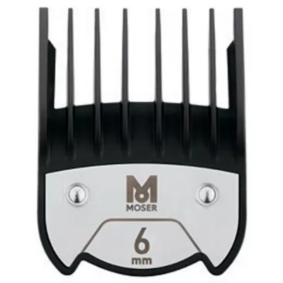 Сервісне обслуговування Насадка для машинки MOSER Comb Magnetic Chrome 2 Style Blending edition 6 мм