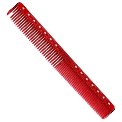 Характеристики товару Гребінець для стрижки Y.S. Park Comb 173 мм прозора червона