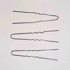 Фото Шпильки для волосся ORIOL Hair Stick Pin Wave бронза 5 см 600 шт. - 1