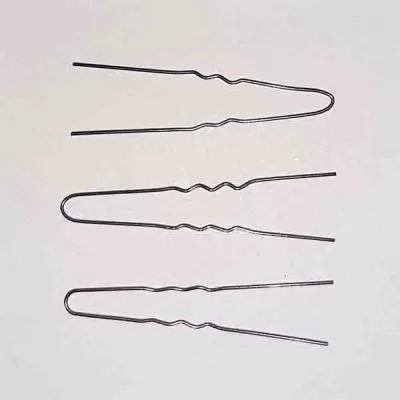Фотографії Шпильки для волосся ORIOL Hair Stick Pin Wave бронза 5 см 600 шт.