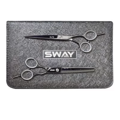 SWAY набор ножниц прямые и филоровочные в чехле ELITE 204. Длина 6.00" на www.solingercity.com