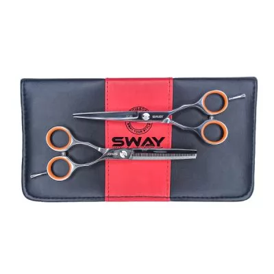 SWAY набор ножниц прямые и филоровочные в чехле JOB 501. Длина 6.00" на www.solingercity.com