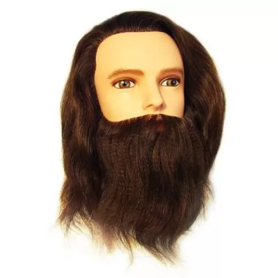 Отзывы к Учебная голова мужская с бородой SIBEL Hairdressing Training Head Karl 35 см