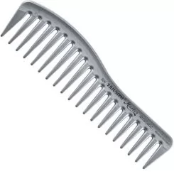 Фото Гребінець - гребінь TRIUMPH Hair Comb Wave Silver 180 mm - 1