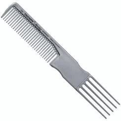 Фото Расческа для причесок TRIUMPH Fork Plastic Comb Silver 200 mm - 1