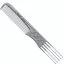 Гребінець для зачісок TRIUMPH Fork Comb Silver 205 mm